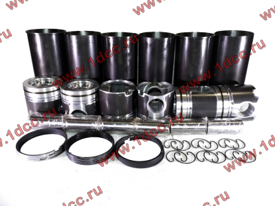 Поршневая группа WD615.47 371л.с. (6 гильз, 6 поршней (0011), 6 пальцев,комплект колец) H2 BOWEI HOWO (ХОВО)  фото 1 Йошкар-Ола